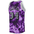 LA.Lakers #34 Shaquille O'Neal  1996-97 Galaxy Swingman Jersey Purple Stitched American Basketball Jersey