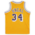 LA.Lakers #34 Shaquille O'Neal Infant Retired Player Jersey Gold Stitched American Basketball Jersey