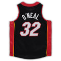 M.Heat #32 Shaquille O'Neal Infant 2005-06 Hardwood Classics Retired Player Jersey  Black Stitched American Basketball Jersey