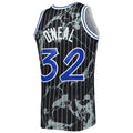 O.Magic #32 Shaquille O'Neal 1994-95 Hardwood Classics Marble Swingman Jersey Black Stitched American Basketball Jersey