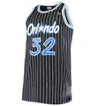O.Magic #32 Shaquille O'Neal Big & Tall Hardwood Classics Jersey Black Stitched American Basketball Jersey