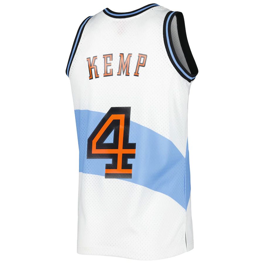 C.Cavaliers #Shawn Kemp Cleveland Cavaliers 1997-98 Hardwood Classics Swingman Jersey White Stitched American Basketball Jersey
