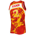 A.Hawks #2 Stacey Augmon 1991-92 Hardwood Classics Marble Swingman Jersey Red Stitched American Basketball Jersey