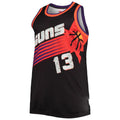 P.Suns #13 Steve Nash Big & Tall 1996-97 75th Anniversary Diamond Swingman Jersey Black Stitched American Basketball Jersey