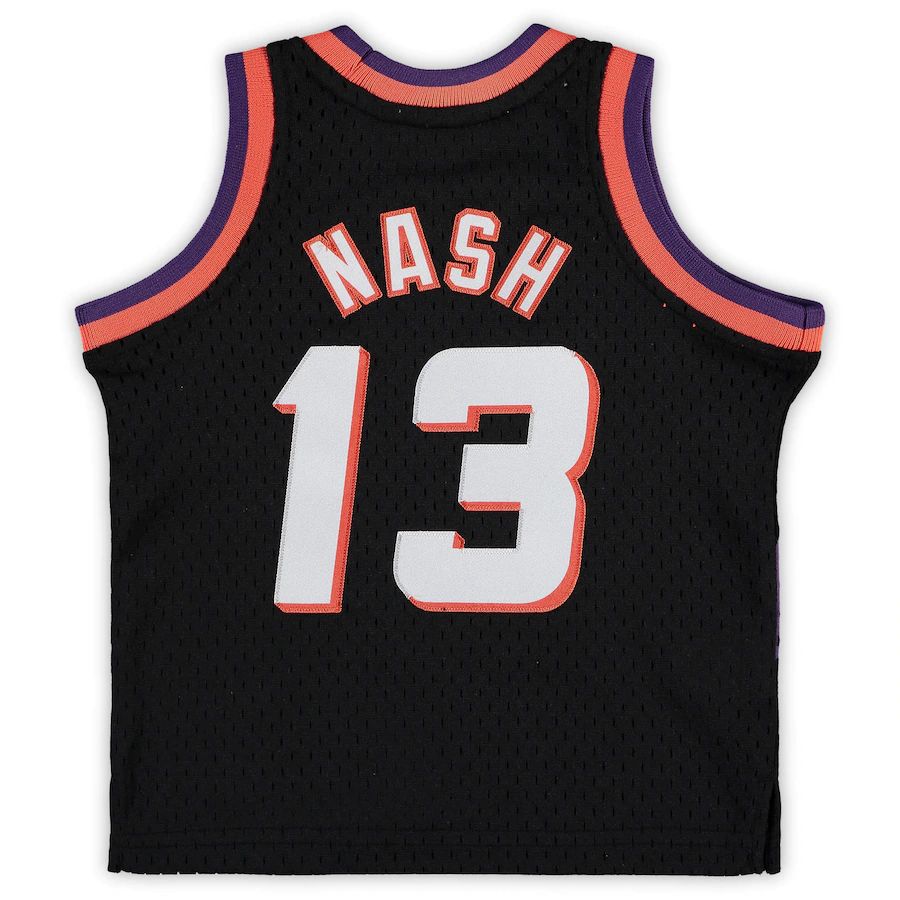 P.Suns #13 Steve Nash Infant 1996-97 Hardwood Classics Retired Player Jersey Black Stitched American Basketball Jersey