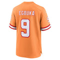 TB.Buccaneers #9 Emeka Egbuka Creamsicle 50th Season Game American Football Jerseys