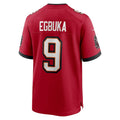 TB.Buccaneers #9 Emeka Egbuka Red Team 50th Season Patch Game Stitched American Football Jerseys
