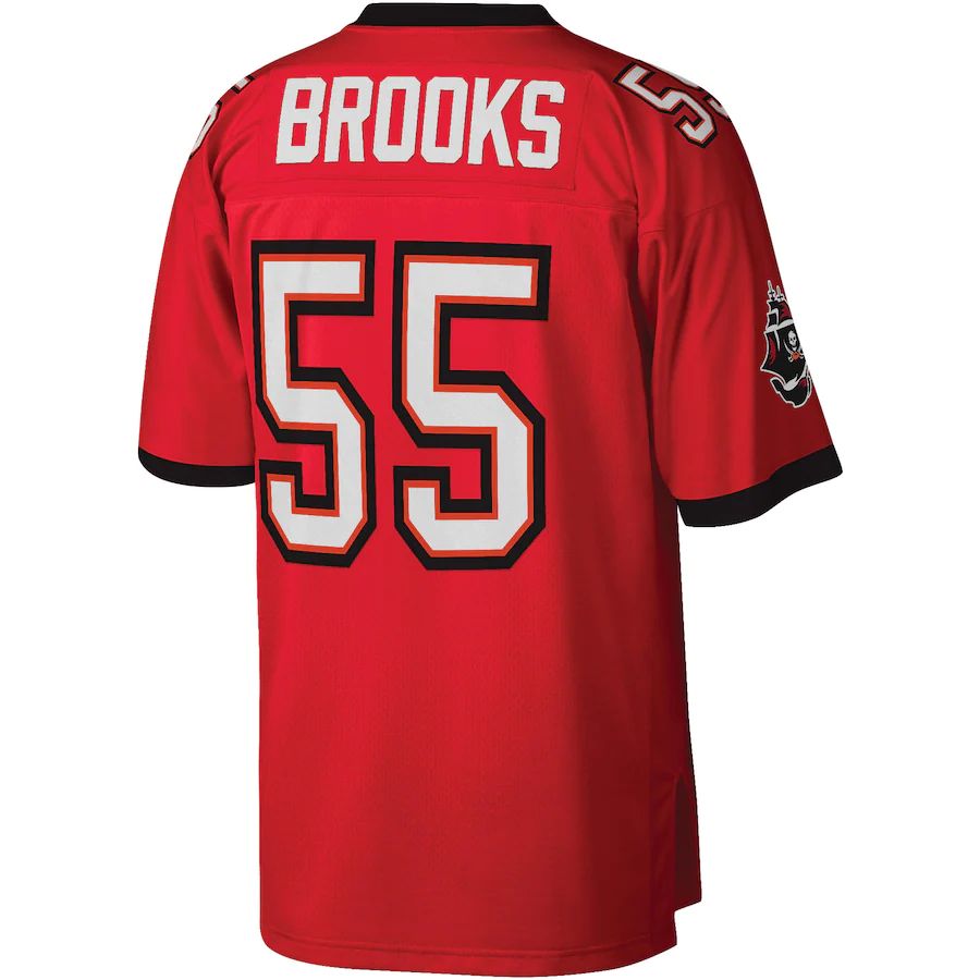 TB.Buccaneers #55 Derrick Brooks Red Legacy Replica Jersey Stitched American Football Jerseys