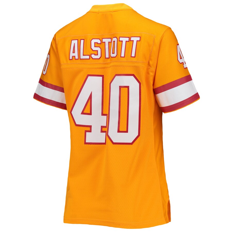 TB.Buccaneers #40 Mike Alstott Orange Legacy Replica Player Jersey Stitched American Football Jerseys