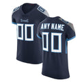 Custom T.Titans Navy Vapor Untouchable Elite Jersey American Stitched Football Jerseys