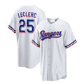 Texas Rangers #25 Jos| Leclerc White Home Replica Player Jersey Baseball Jerseys