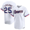 Texas Rangers #25 Jose Leclerc 2024 Gold Collection Limited Player Jersey C White Baseball Jerseys