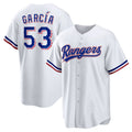 Texas Rangers #53 Adolis Garca 2023 World Series Replica Player Jersey White Baseball Jersey