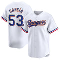 Texas Rangers #53 Adolis Garcia 2024 Gold Collection Limited Player Jersey C White Baseball Jerseys