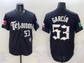 Texas Rangers #53 Adolis Garca Black Mexico 2025 Vapor Premier Limited Stitched Baseball Jersey