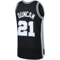 S.Antonio Spurs #21 Tim Duncan Big & Tall Hardwood Classics Jersey Black Stitched American Basketball Jersey