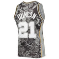 S.Antonio Spurs #21 Tim Duncan Hardwood Classics 1998-99 Lunar New Year Swingman Jersey Black Stitched American Basketball Jersey