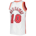 M.Heat #10 Tim Hardaway 1996-97 Hardwood Classics Swingman Jersey White Stitched American Basketball Jersey