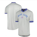 Toronto Blue Jays V-Neck Jersey - Gray Baseball Jerseys