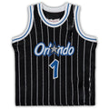 O.Magic #1 Tracy McGrady Infant 2003-04 Hardwood Classics Retired Player Jersey  Black Stitched American Basketball Jersey