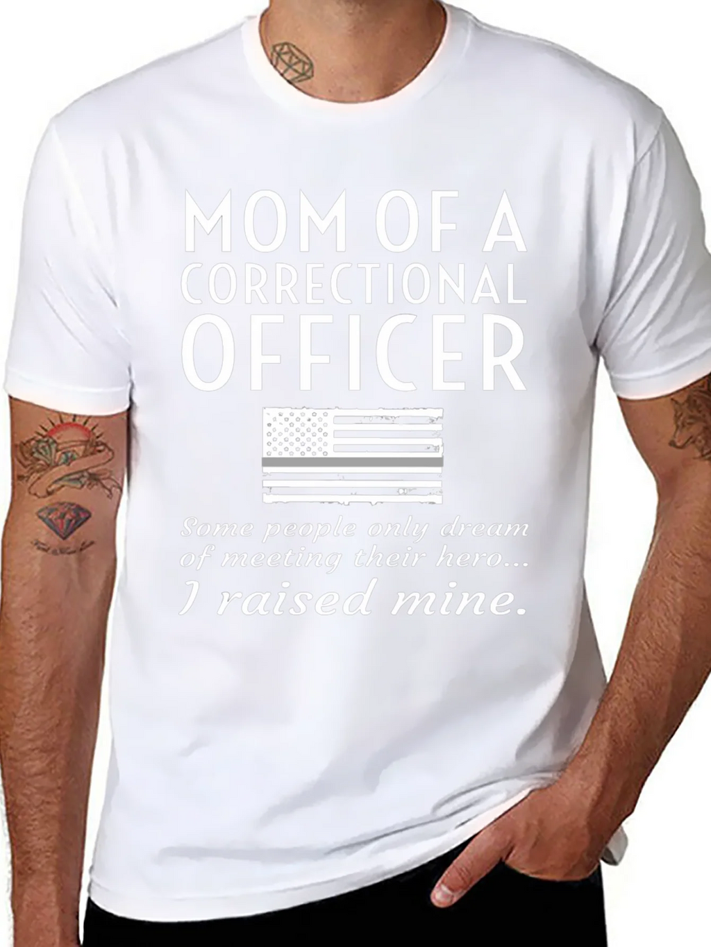 Correctional Officer Mom Pride T-Shirt