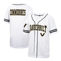 V.Commodores Colosseum Free-Spirited Team Full-Button Baseball Jersey White Stitched American College Jerseys