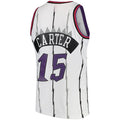 T.Raptors #15 Vince Carter 1997-98 Hardwood Classics Swingman Jersey White Stitched American Basketball Jersey