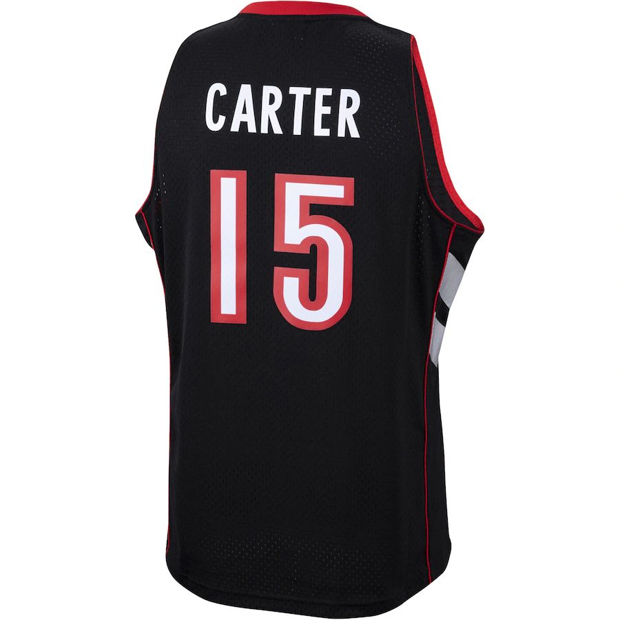 T.Raptors #15 Vince Carter 1999-2000 Hardwood Classics Swingman Jersey Black Stitched American Basketball Jersey
