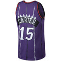 T.Raptors #15 Vince Carter Big & Tall Hardwood Classics Jersey Purple Stitched American Basketball Jersey
