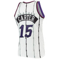 T.Raptors #15 Vince Carter Hardwood Classics 1998-99 Authentic Jersey White Stitched American Basketball Jersey