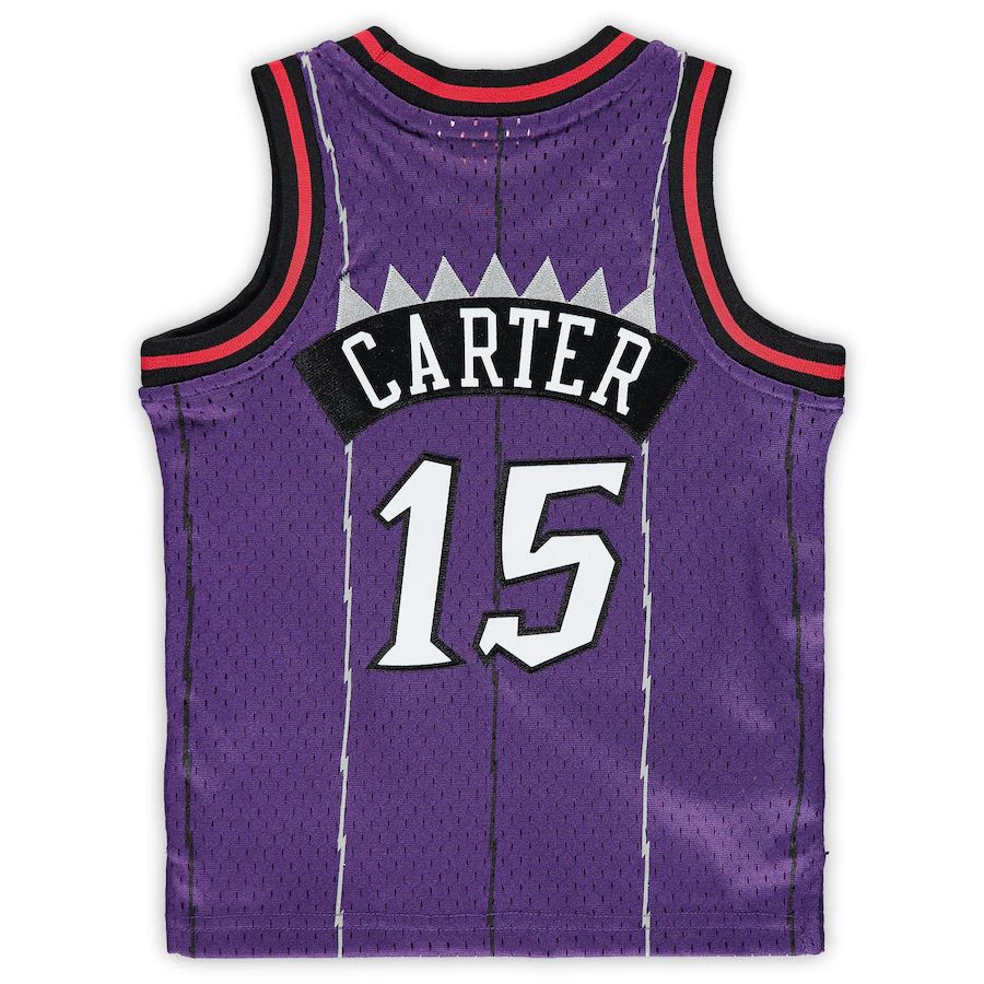 T.Raptors #15 Vince Carter Infant 1998-99 Hardwood Classics Retired Player Jersey  Purple Stitched American Basketball Jersey