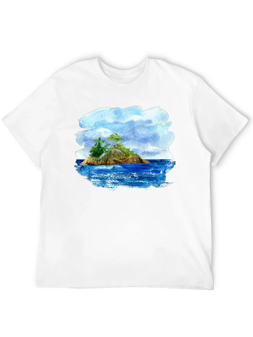 Island Graphic Print Tee
