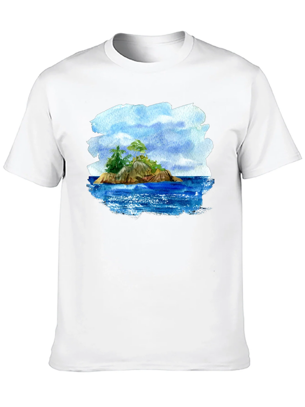 Island Graphic Print Tee