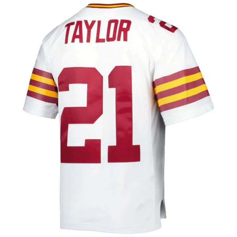 W.Commanders #21 Sean Taylor White 2007 Legacy Replica Jersey Stitched American Football Jerseys