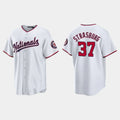 WASHINGTON NATIONALS #37 STEPHEN STRASBURG REPLICA ALTERNATE JERSEYC WHITE Baseball Jerseys