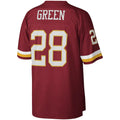 W.Football Team #28 Darrell Green Burgundy Legacy Replica Jersey Stitched American Football Jerseys