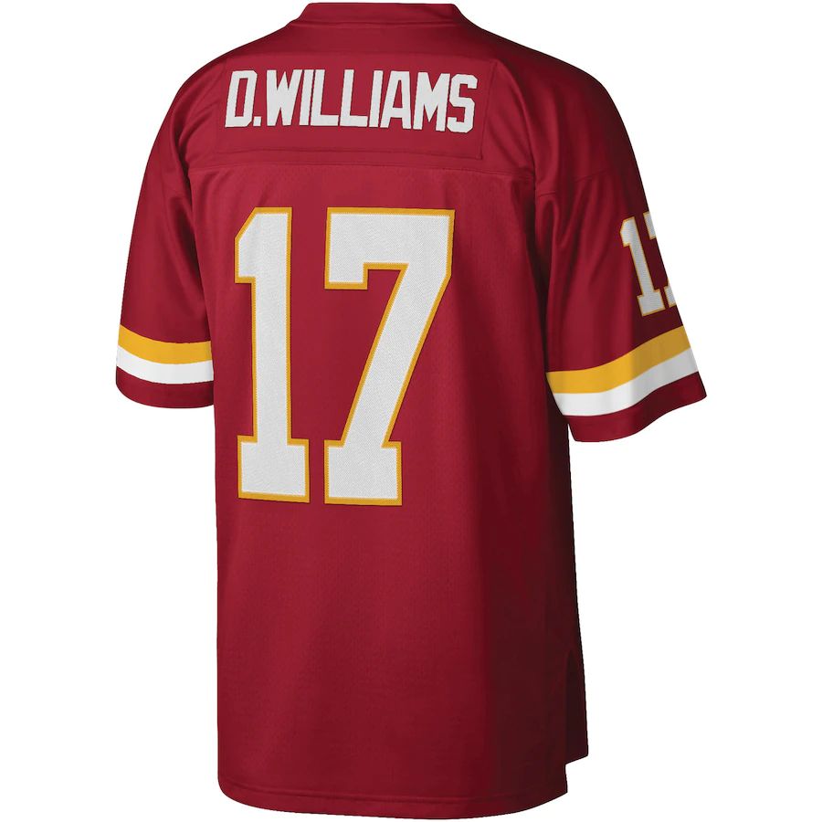 W.Football Team #17 Doug Williams Burgundy Legacy Replica Jersey Stitched American Football Jerseys