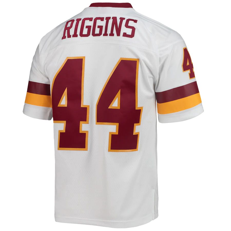W.Football Team #44 John Riggins White 1982 Legacy Replica Jersey Stitched American Football Jerseys