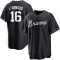Atlanta Braves #16 Travis dArnaud White Authentic 2022 All-Star Jersey Stitches Baseball Jerseys