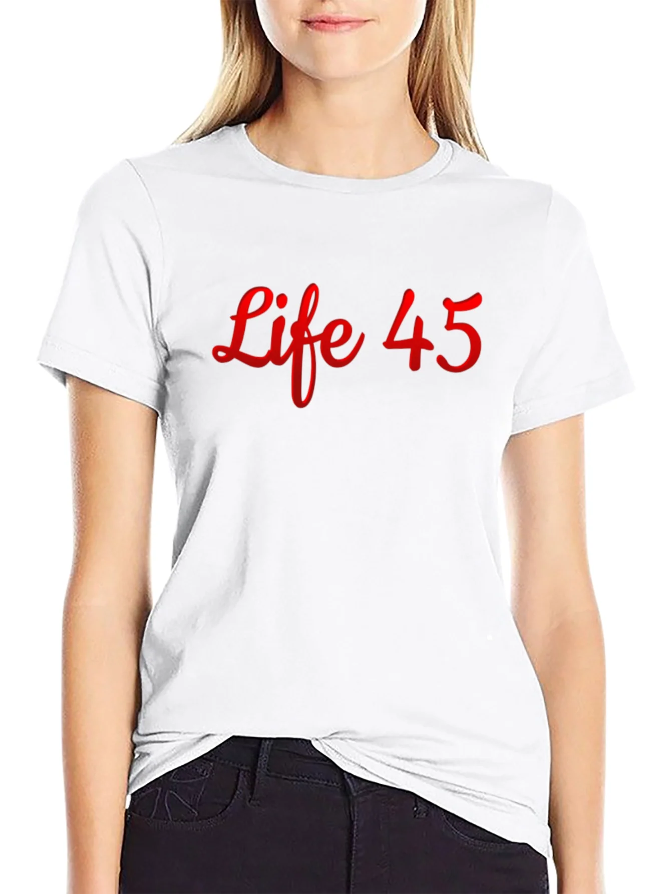 Life 45 Graphic T-Shirt - Black