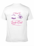 I Tend To Lash Out Graphic Tee - Black