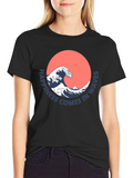 Happiness Comes in Waves Graphic Tee