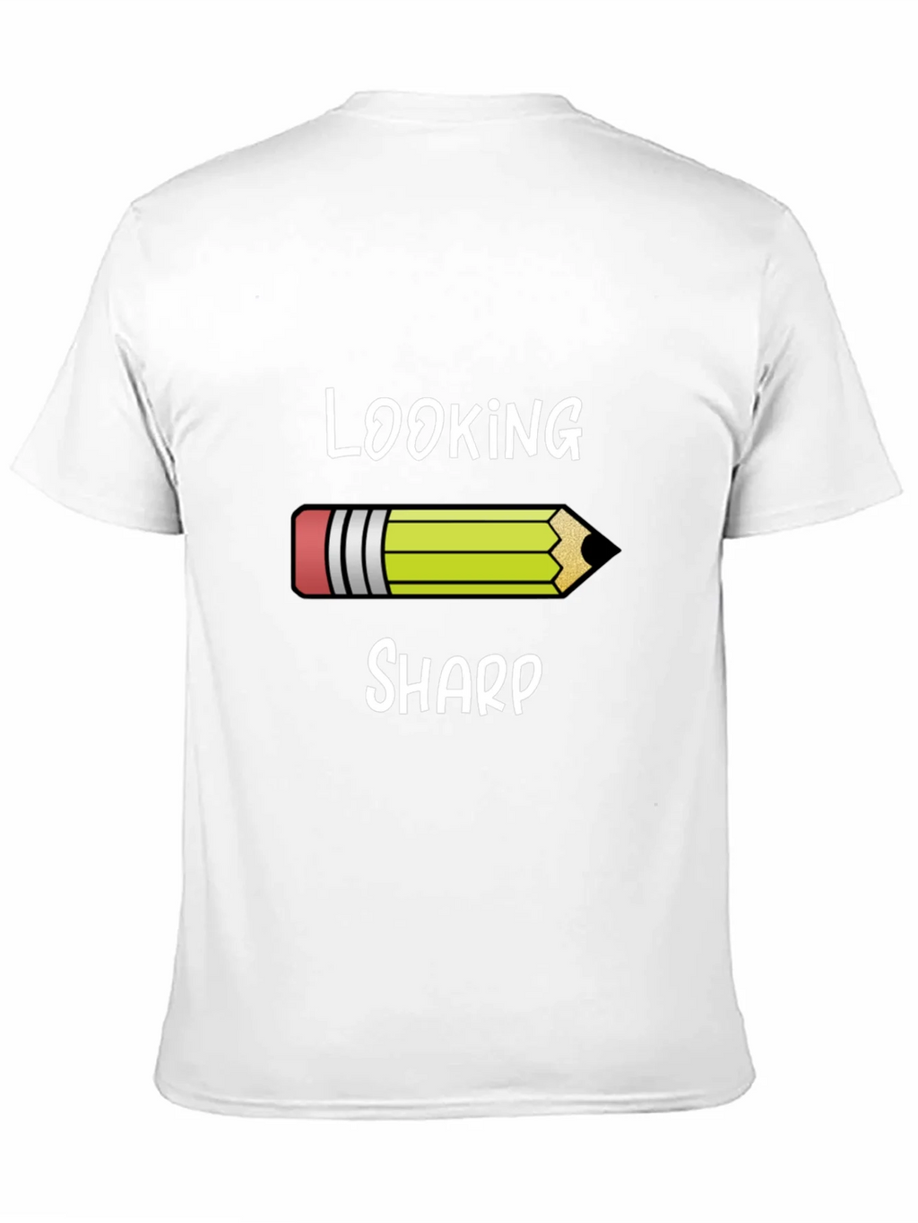 Looking Sharp Graphic Tee - Pencil Design