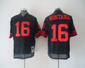 Men's San Francisco 49ers Joe Montana Black Legacy Replica Player Jersey1