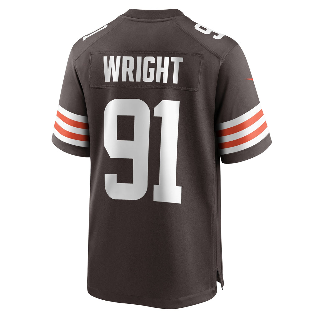 Alex Wright Cleveland Browns Nike Team Game Jersey -  Brown