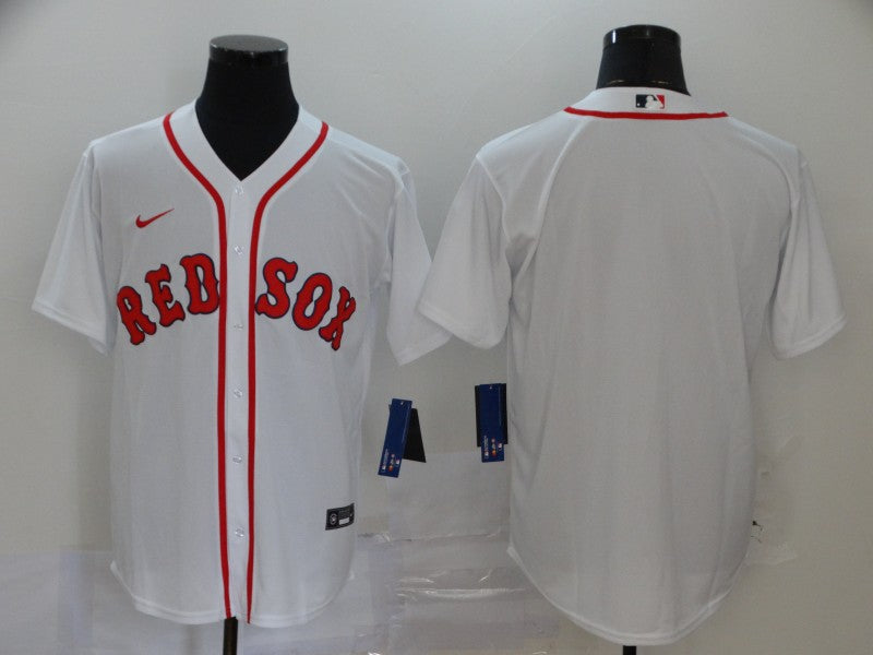 Men's Boston Red Sox White Home Replica Team Blank jersey