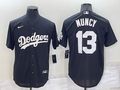 Men's Los Angeles Dodgers Max Muncy #13 Black Replica Baseball jersey