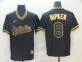 Men's Baltimore Orioles Cal Ripken Jr. #8 Black Authentic Player Jersey1