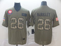 Men's New York Giants Saquon Barkley #26 Brown Game Player jersey