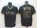 Men's Boston Red Sox Mookie Betts #50 Black Replica Baseball jersey